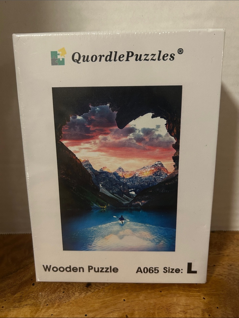 QUORDLE PUZZLES Sunset and Ocean Wooden Puzzle